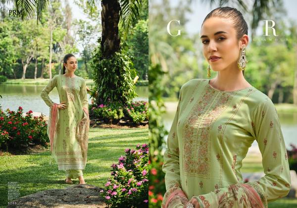 Prm Nazreen Exclusive lawn cotton Designer Dress Material Collection